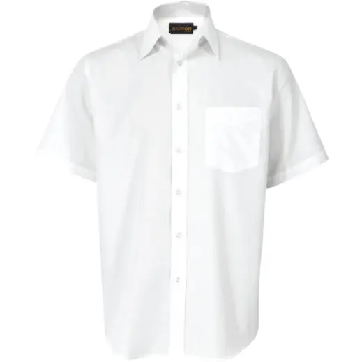 White Oxford Lounge Short Sleeve Mens